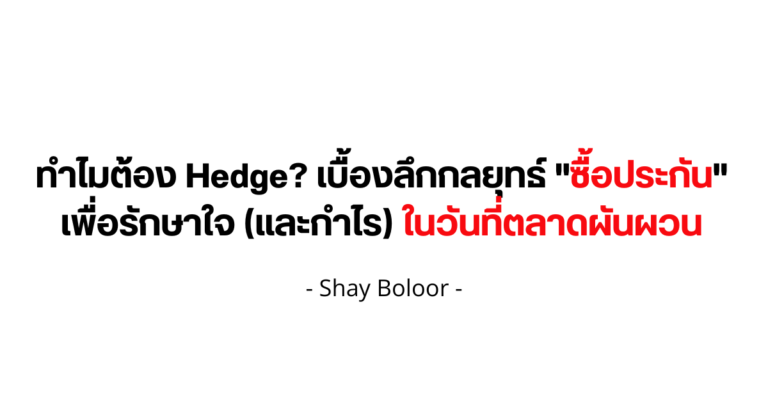 มุมมองกลยุทธ์ Portfolio Management: การใช้ Put Options ควบคู่กับหุ้นเติบโต